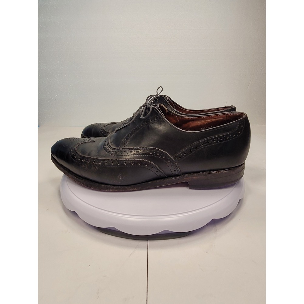 Allen Edmonds Mens McAllister Wingtip Oxford Black Leather Dress Shoes 9.5 D